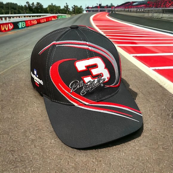 Vintage Dale Earnhardt Chase Authentics Strapback Hat Swirl The Intimidator #3 - Picture 1 of 9